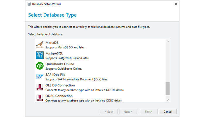 Automation Broadest Database Support (2)